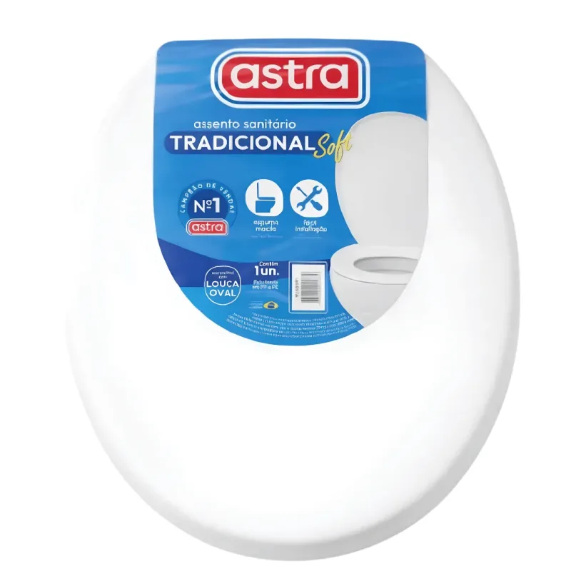 Assento Sanitário Soft Branco - Astra