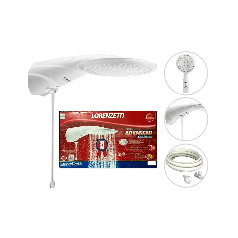 Chuveiro Ducha Advanced Eletrônico 220V 7500W - Lorenzetti