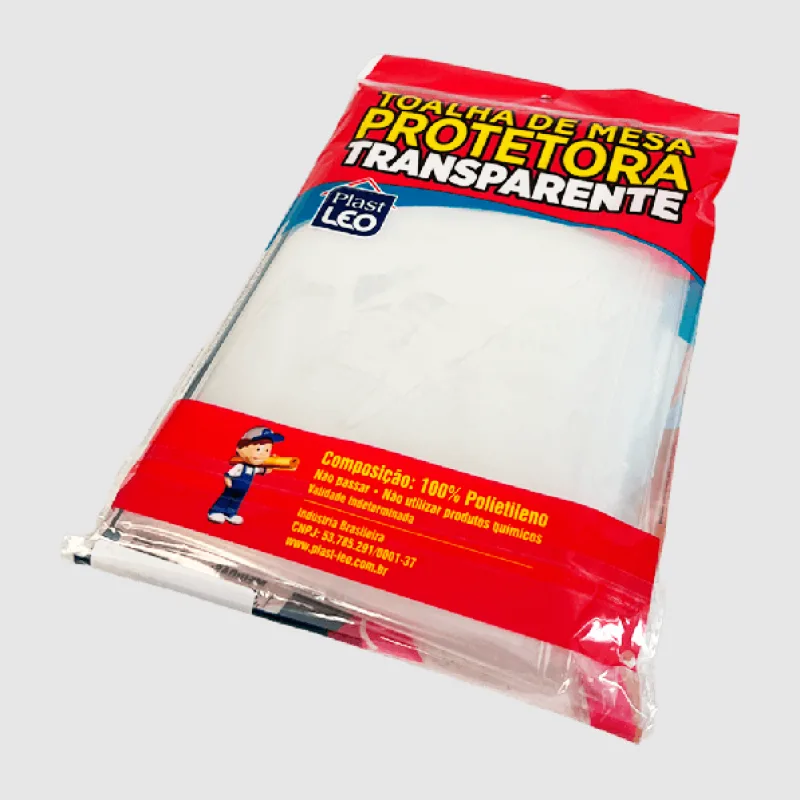 Toalha De Mesa Transparente 1.35X1.35 - PlastLeo